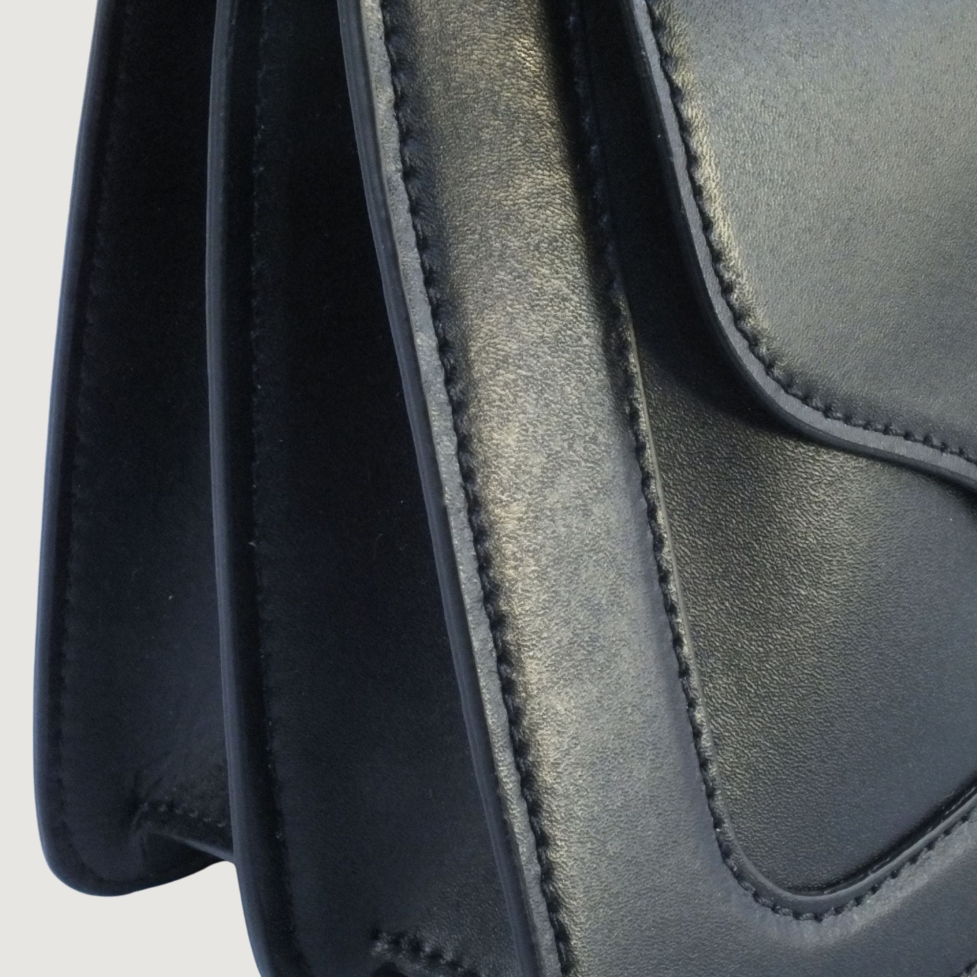 Coccinelle C Calf Leather Bag – Black