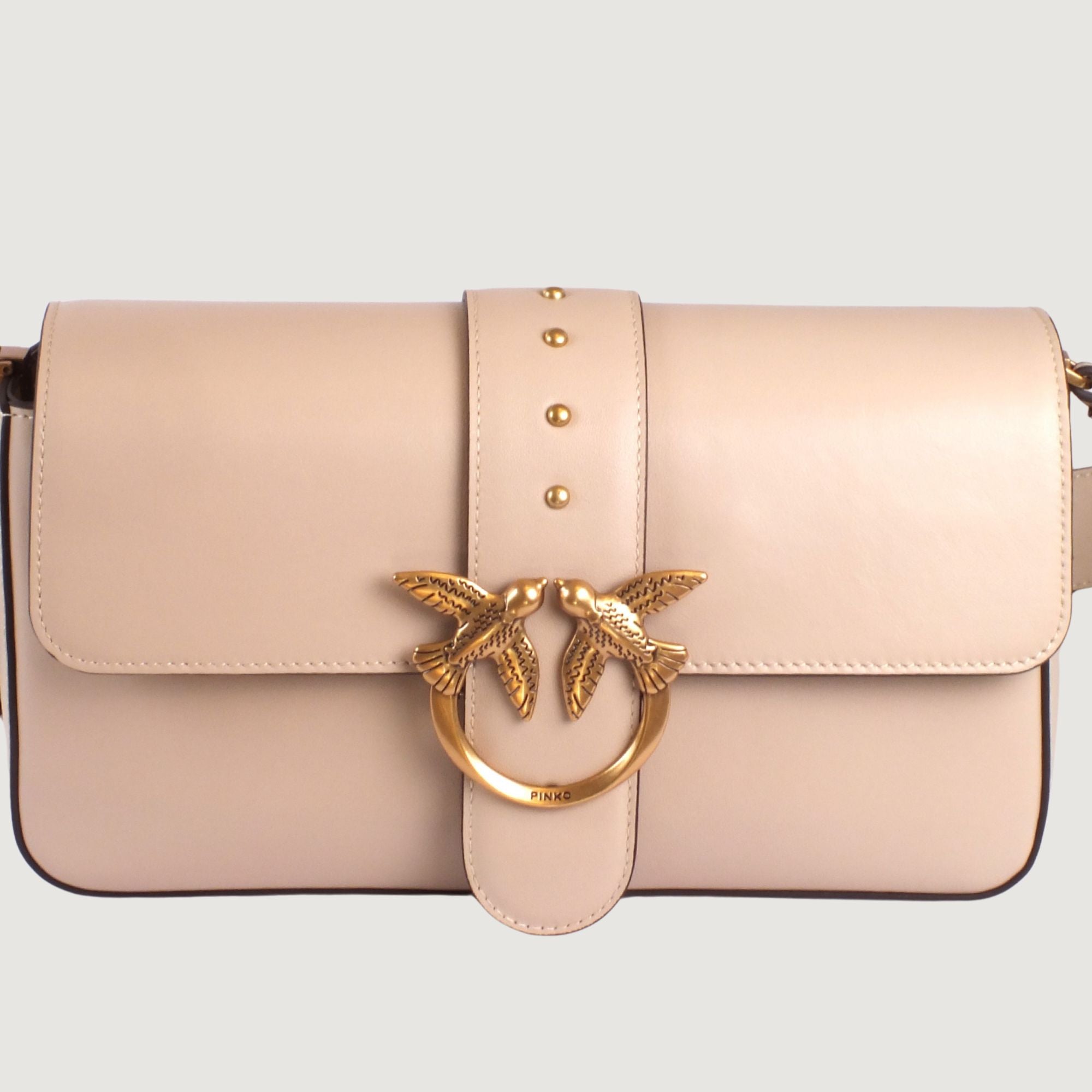 Pinko Beige Crossbody Bag medium
