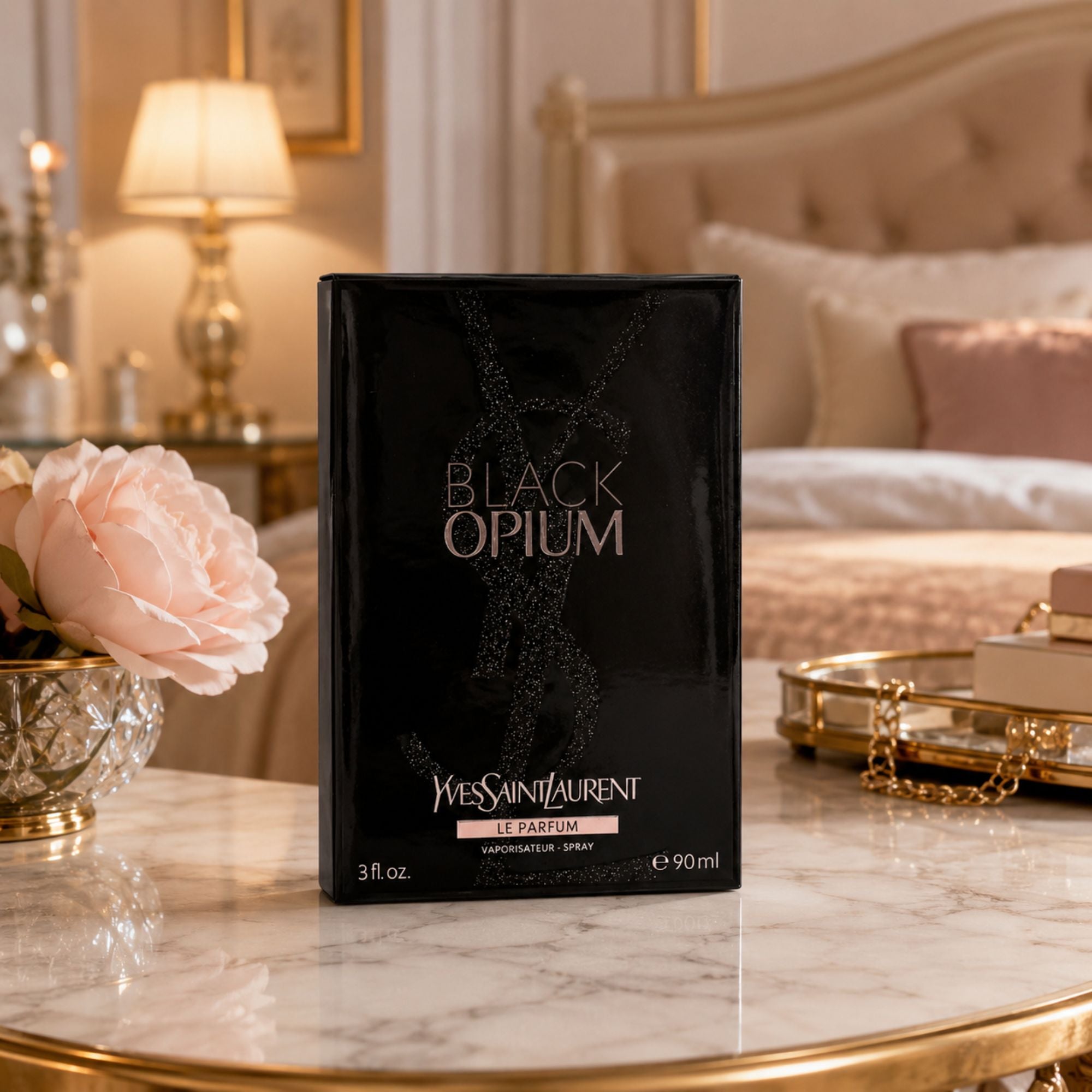 Yves Saint Laurent Black Opium Le Parfum-მდიდრული საღამოს სუნამო ქალებისთვის