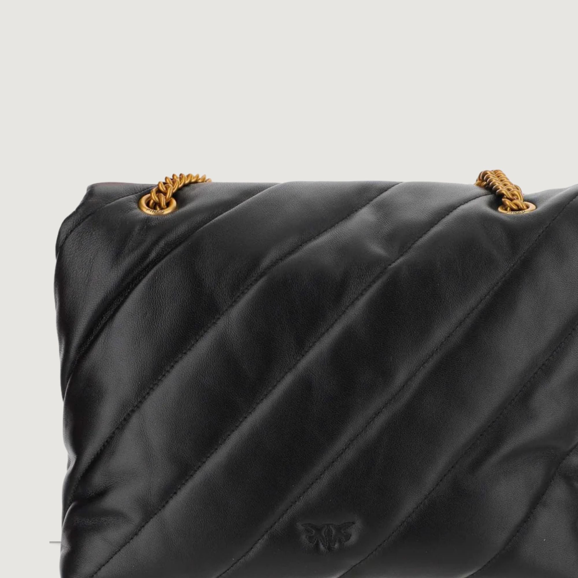 Pinko Love Bag  max Puff Black Leather