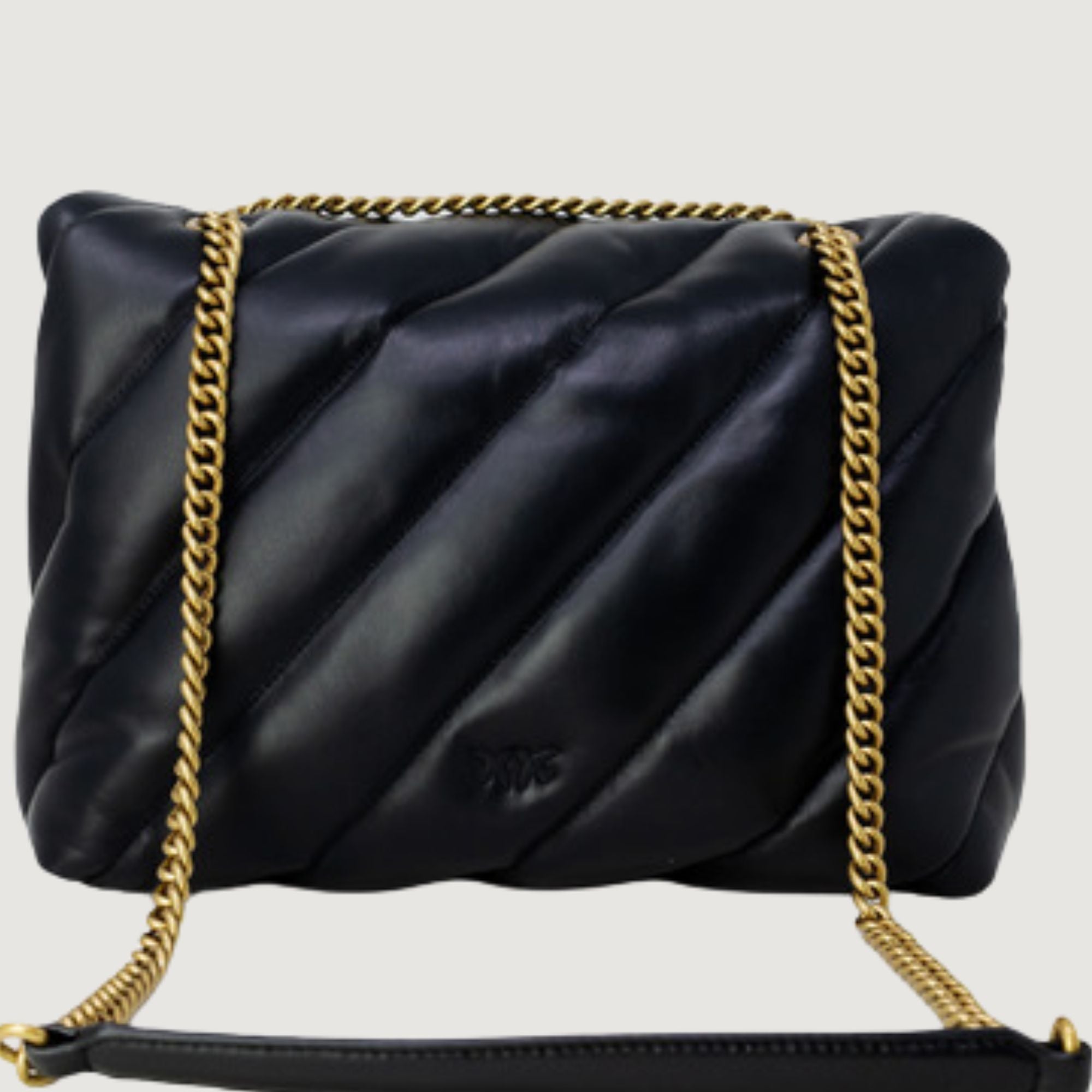 Pinko Love Bag  max Puff Black Leather