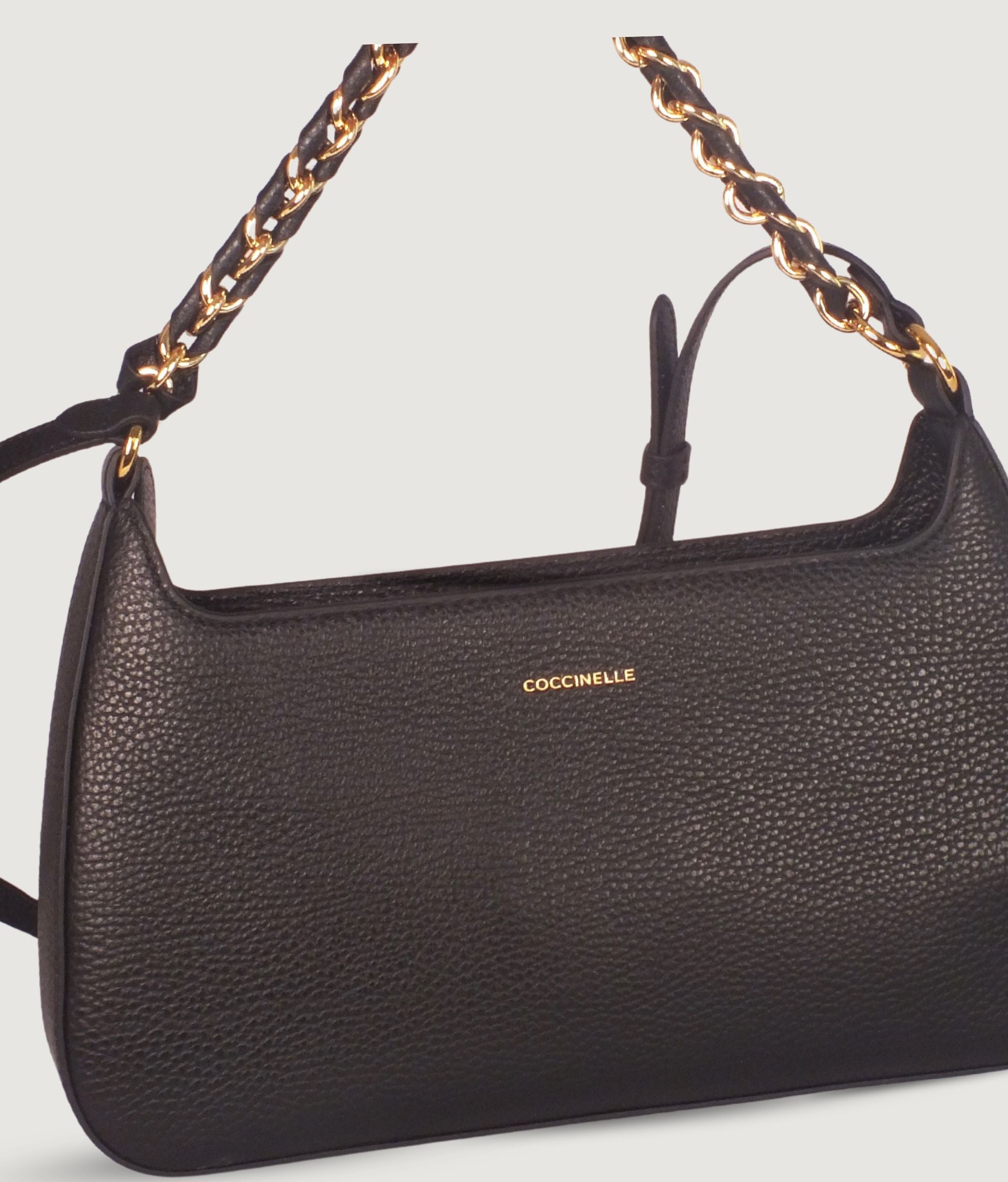 Coccinelle Beat Generation Black Leather Shoulder & Crossbody Bag