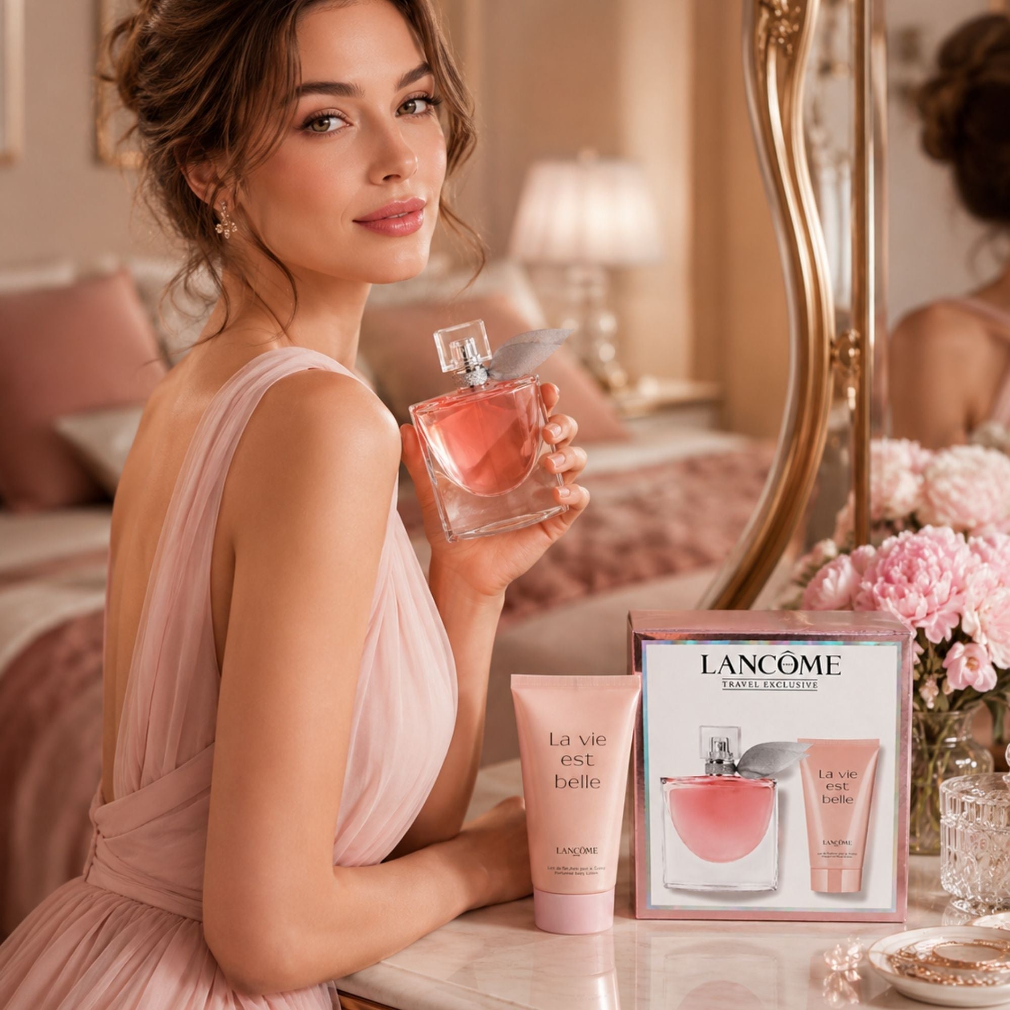 შეიგრძენით Lancôme La Vie Est Belle სასაჩუქრე ნაკრების ფუფუნებ