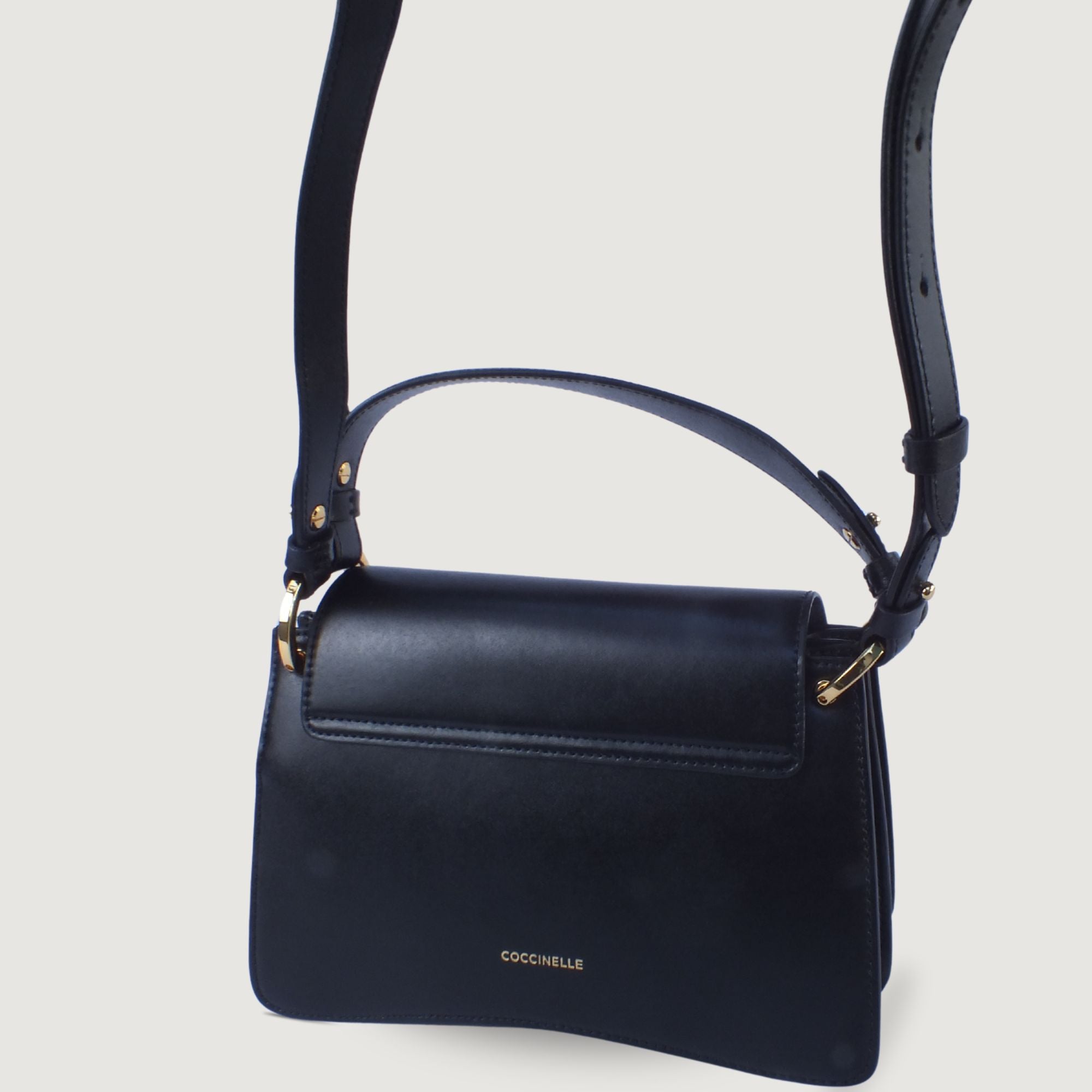 Coccinelle C  Calf Leather Bag – Black
