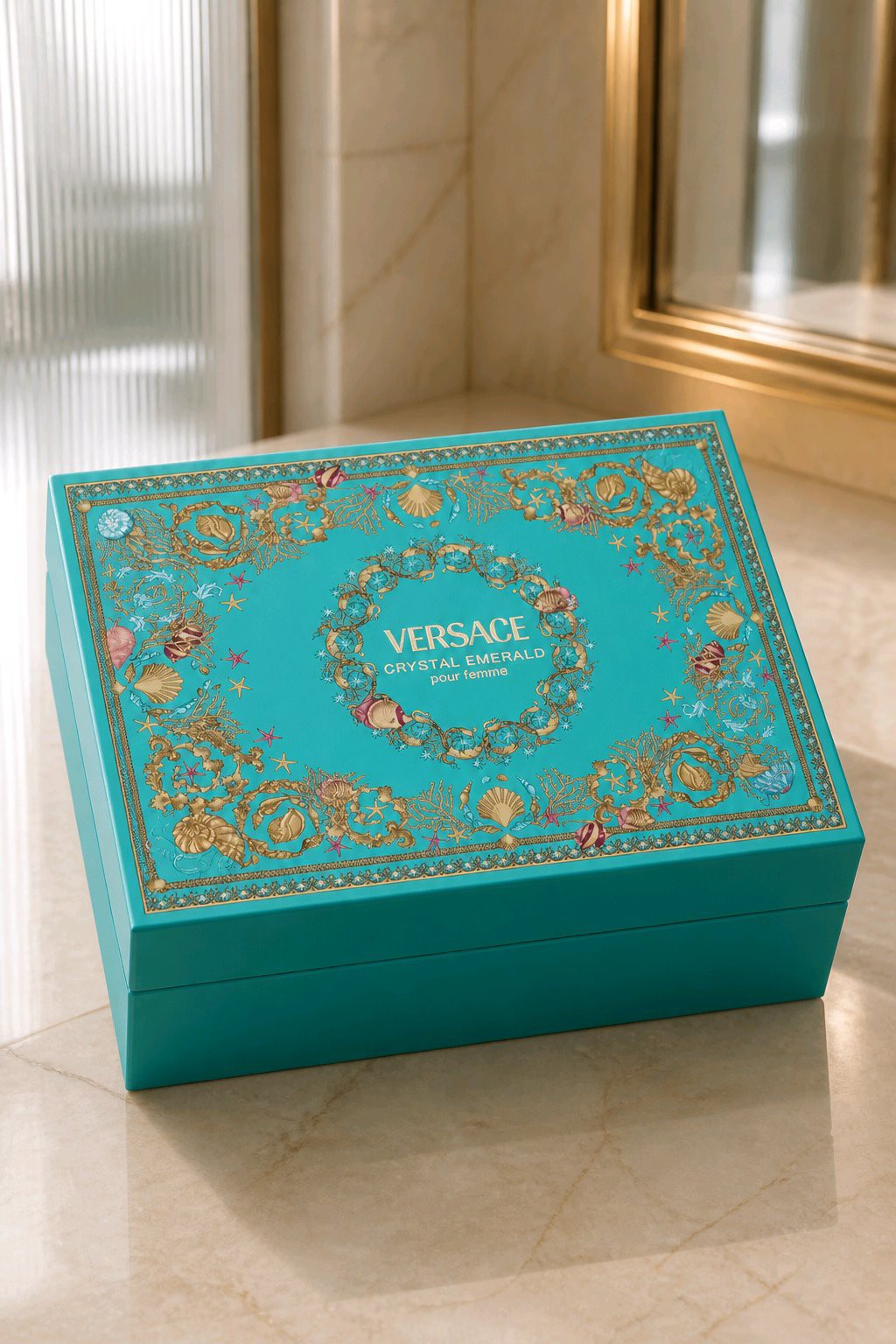 Versace Crystal Emerald — 4-ნაწილიანი სასაჩუქრე ნაკრები